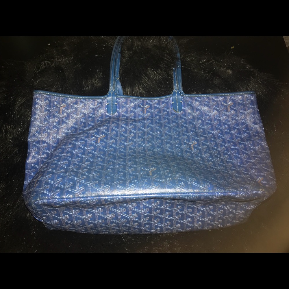 Goyard sky blue St Louis PM tote